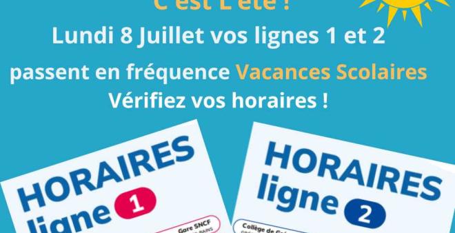 horaires d'été