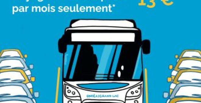 voyagez en illimité pour 13 € par mois