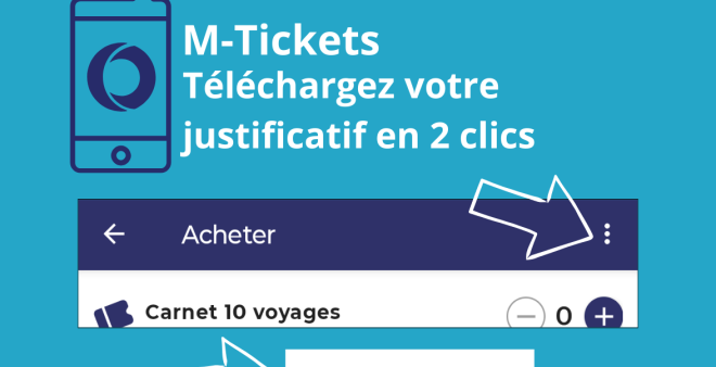Mticket vos justificatifs