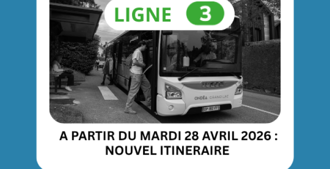 nouvel itinéraire ligne 3