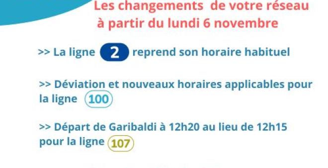 rentrée du  6 novembre