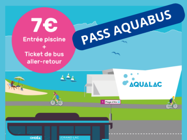 Cet été, je vais à Aqualac en Bus ! | Ondéa Grand Lac