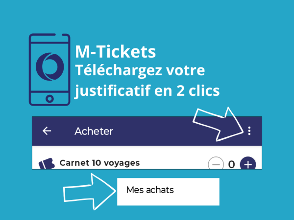 Mticket vos justificatifs